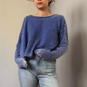 Threads 4 Thought blue sweatshirt